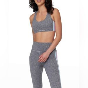 NWT Spiritual Gangster Tech Heather Grey Bra and leggings set size small